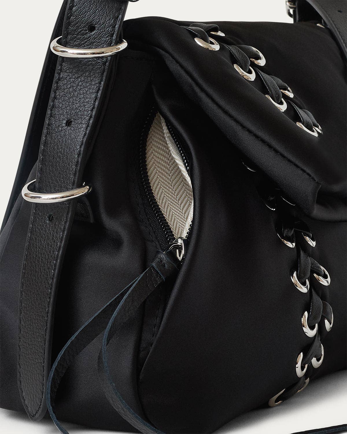 Aimee Lace Up Crossbody