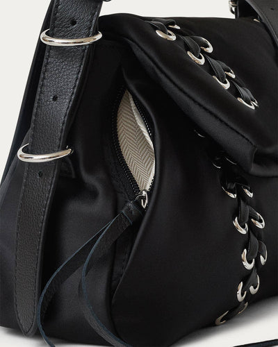 Aimee Lace Up Crossbody