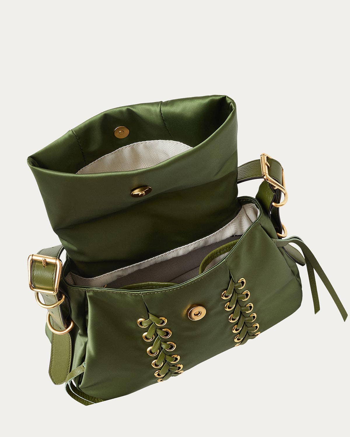 Aimee Lace Up Crossbody