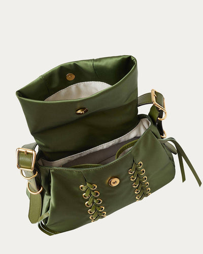 Aimee Lace Up Crossbody