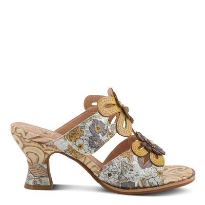 L'Artiste Alania Sandal, Yellow - Essential Elements Chicago