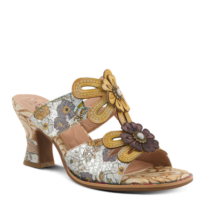 L'Artiste Alania Sandal, Yellow - Essential Elements Chicago