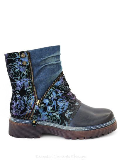 L'artiste Avrilrose Denim Boot - Essential Elements Chicago