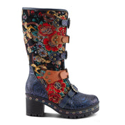 L'Artiste Brazen Boots, Navy - Essential Elements Chicago