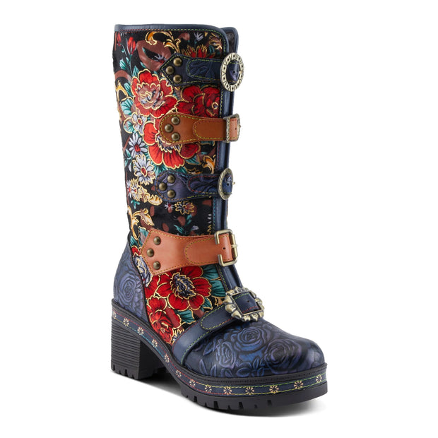 L'Artiste Brazen Boots, Navy - Essential Elements Chicago