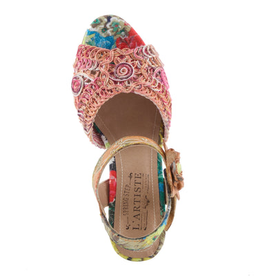 L'Artiste Cosmopleze Sandal, Camel - Essential Elements Chicago