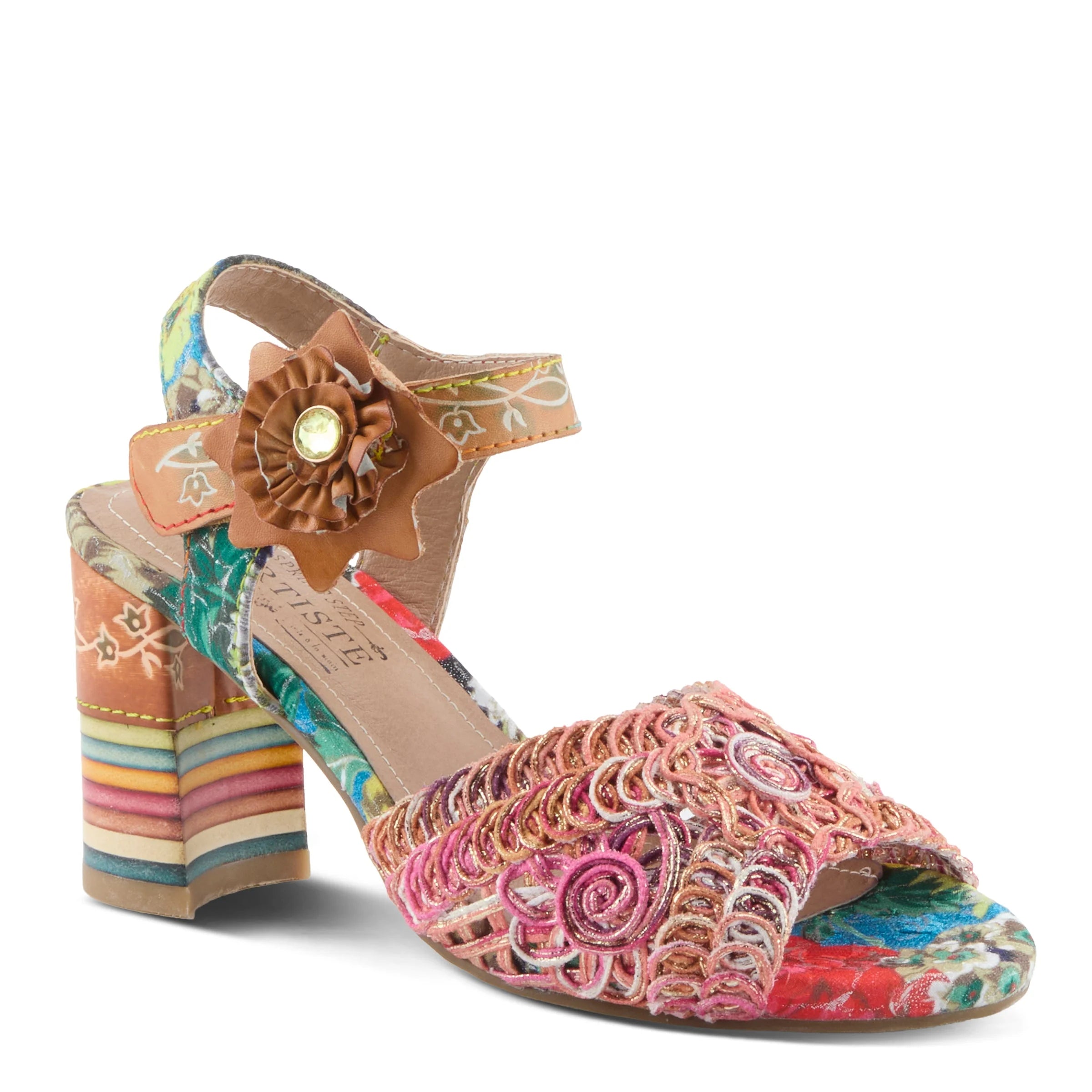L'Artiste Cosmopleze Sandal, Camel - Essential Elements Chicago
