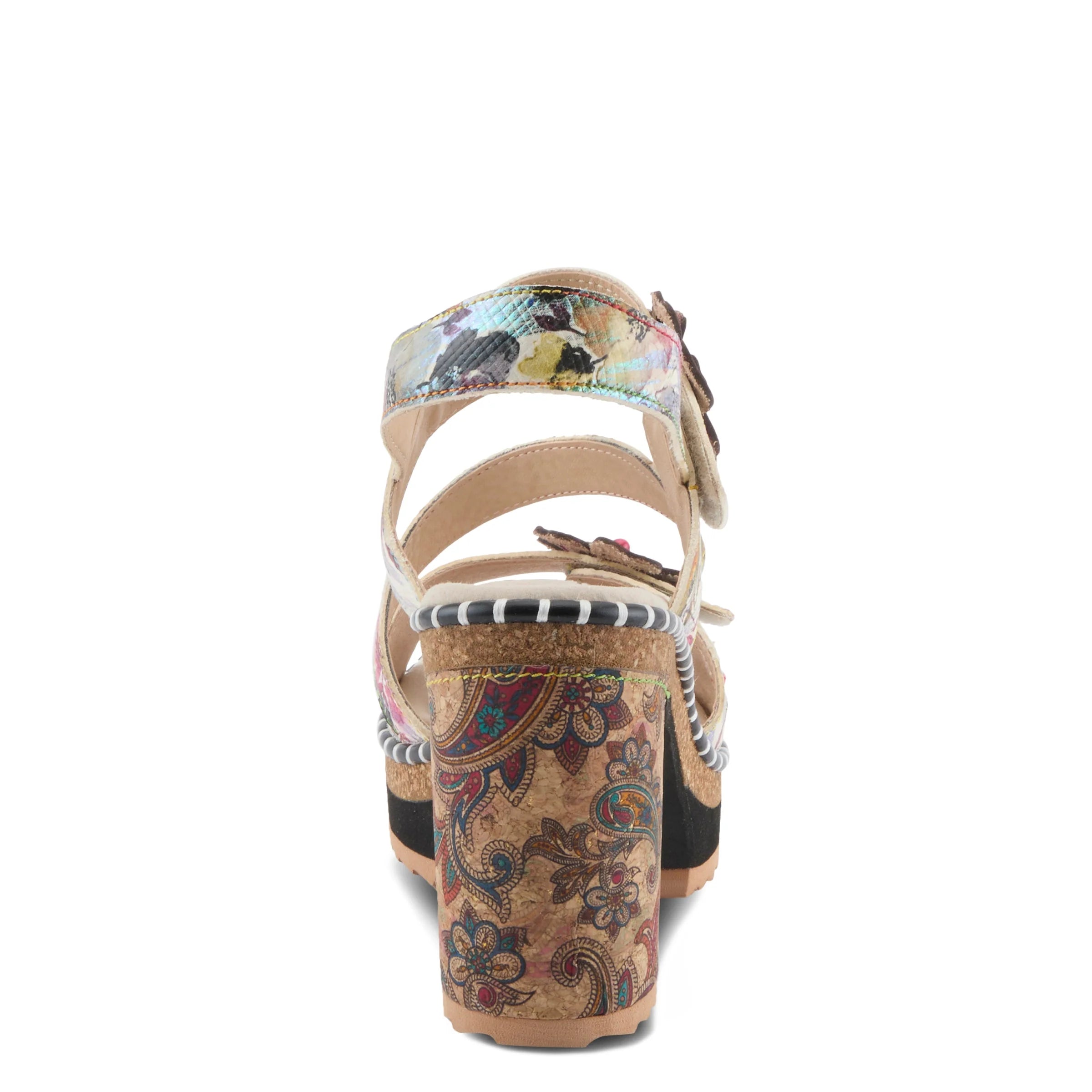 L'Artiste Escape Artist Floral Platform Sandal