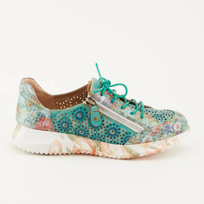L'Artiste Jazzie Sneaker, Turquoise - Essential Elements Chicago