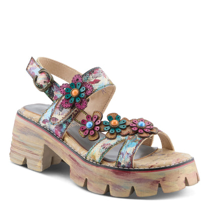 L'Artiste Macha Sandal, Plum - Essential Elements Chicago