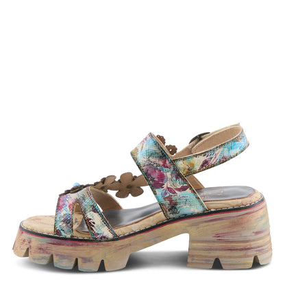 L'Artiste Macha Sandal, Plum - Essential Elements Chicago
