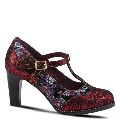 L'Artiste Maize T Bar Shoes, Bordeaux - Essential Elements Chicago
