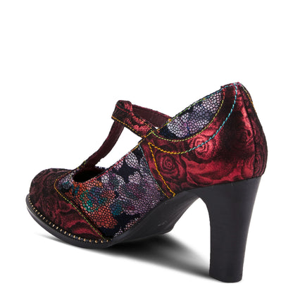 L'Artiste Maize T Bar Shoes, Bordeaux - Essential Elements Chicago