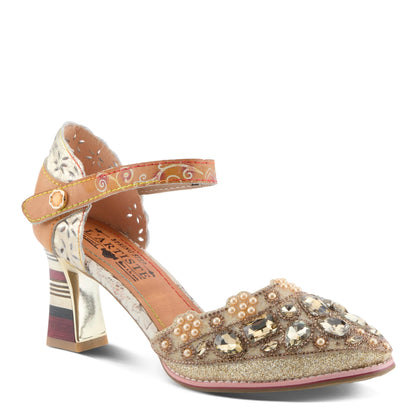 L'Artiste Queen Pump, Gold