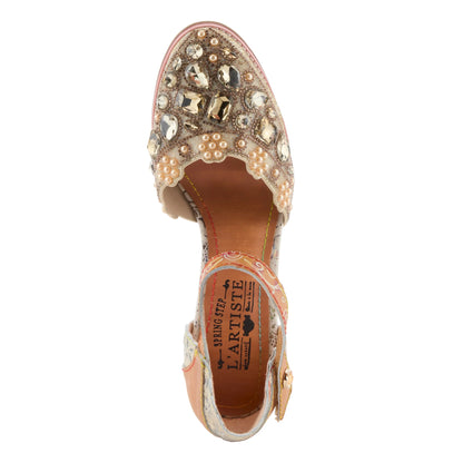 L'Artiste Queen Pump, Gold