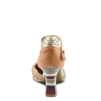 L'Artiste Queen Pump, Gold