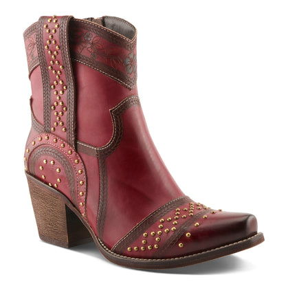 L'Artiste Saddle Up Boots - Red - Essential Elements Chicago