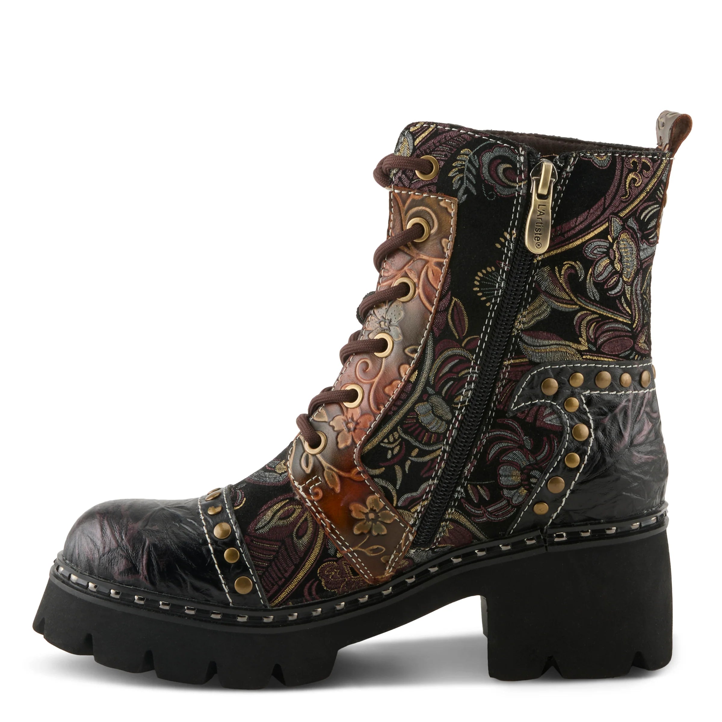 L'Artiste Severity Boots, Brown - Essential Elements Chicago