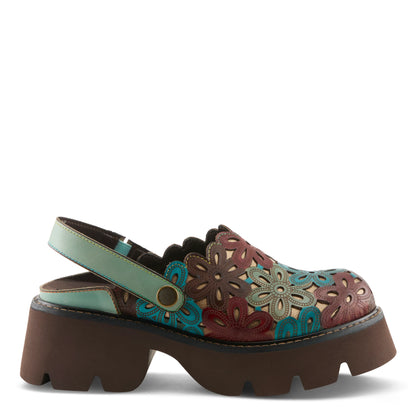 L'Artiste Shotput Clog, Green - Essential Elements Chicago