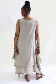 Layered Maxi Dress Taupe POP ELEMENT - Dresses by Pop Element | Essential Elements Chicago