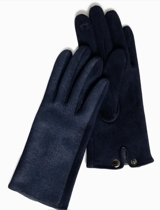 Look Denim & Suede Gloves - Essential Elements Chicago