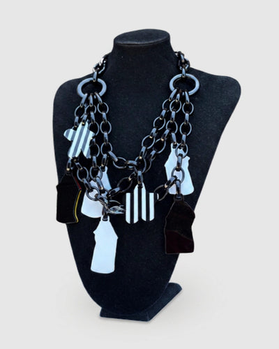 Michaela Malin Lumi Doubleface Necklace - Essential Elements Chicago