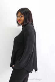 Luukaa Basics Mock Neck Top - Essential Elements Chicago