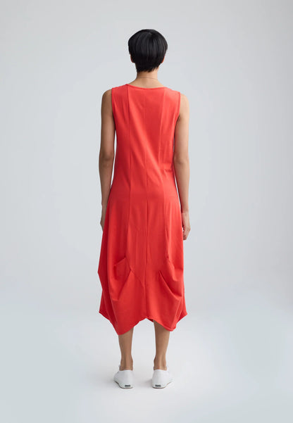 Luukaa Calista Dress, Vermillion - Essential Elements Chicago