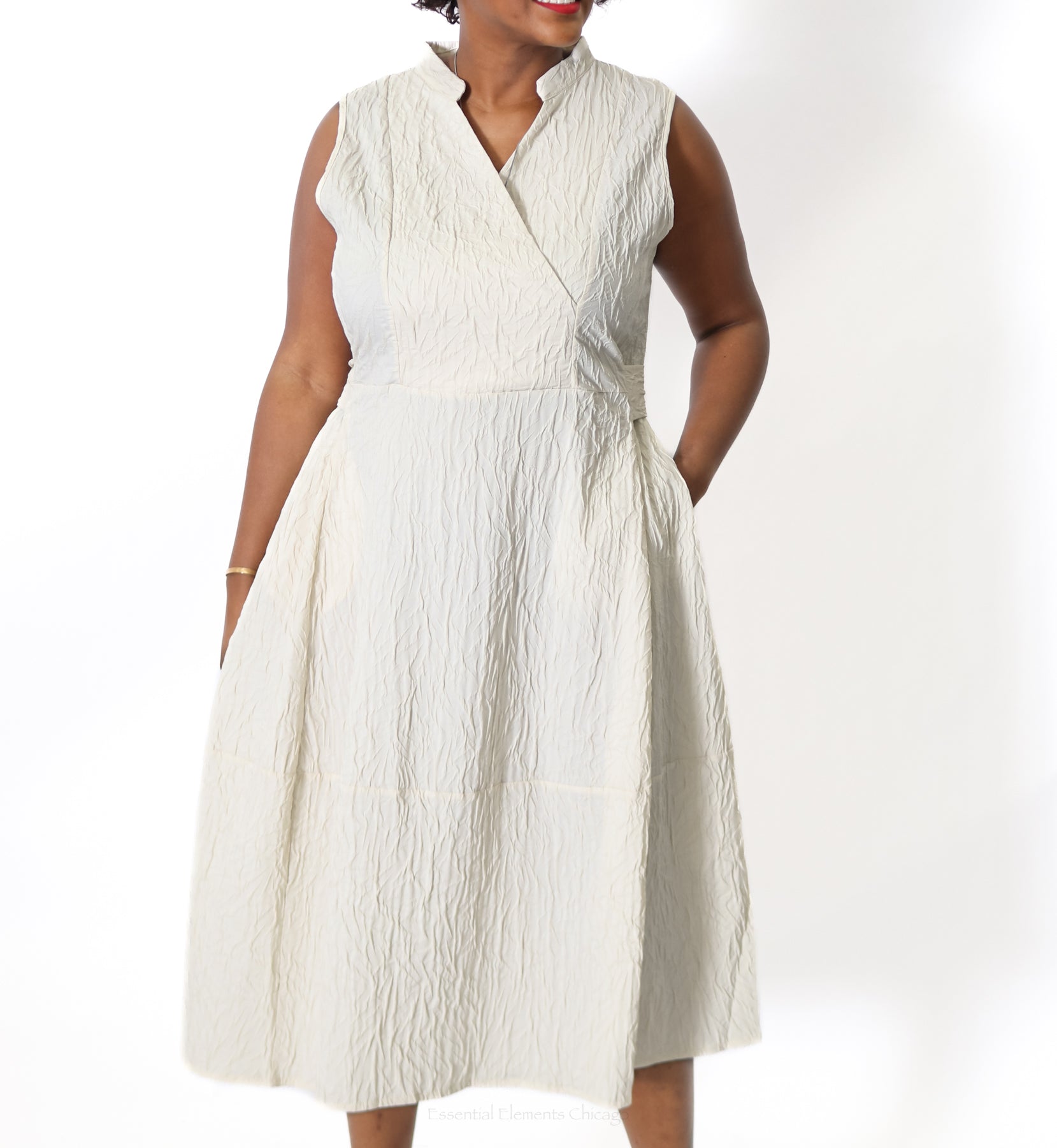 Luukaa Doodle Jacquard Dress - Essential Elements Chicago
