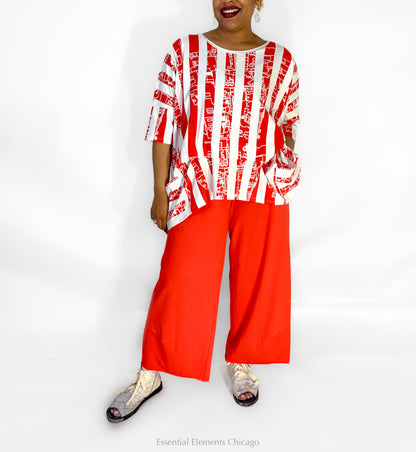 Luukaa Emryn Top, Vermillion - Essential Elements Chicago