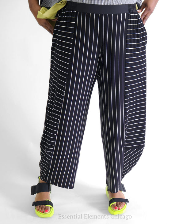 Luukaa Focus Striped Pants - Essential Elements Chicago