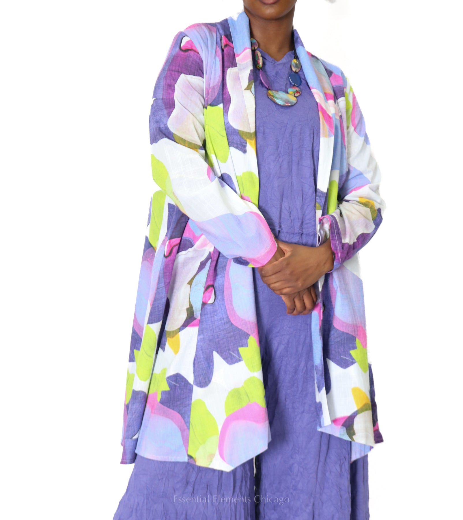 Luukaa Fusion Brushstroke Jacket - Essential Elements Chicago