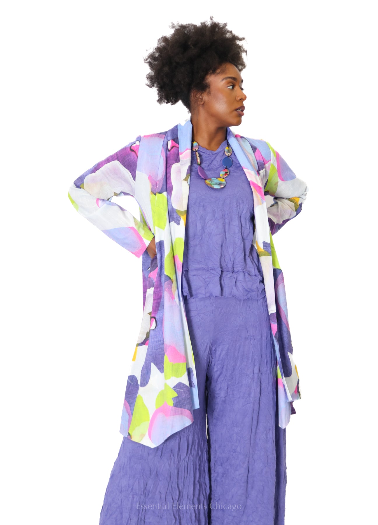 Luukaa Fusion Brushstroke Jacket - Essential Elements Chicago