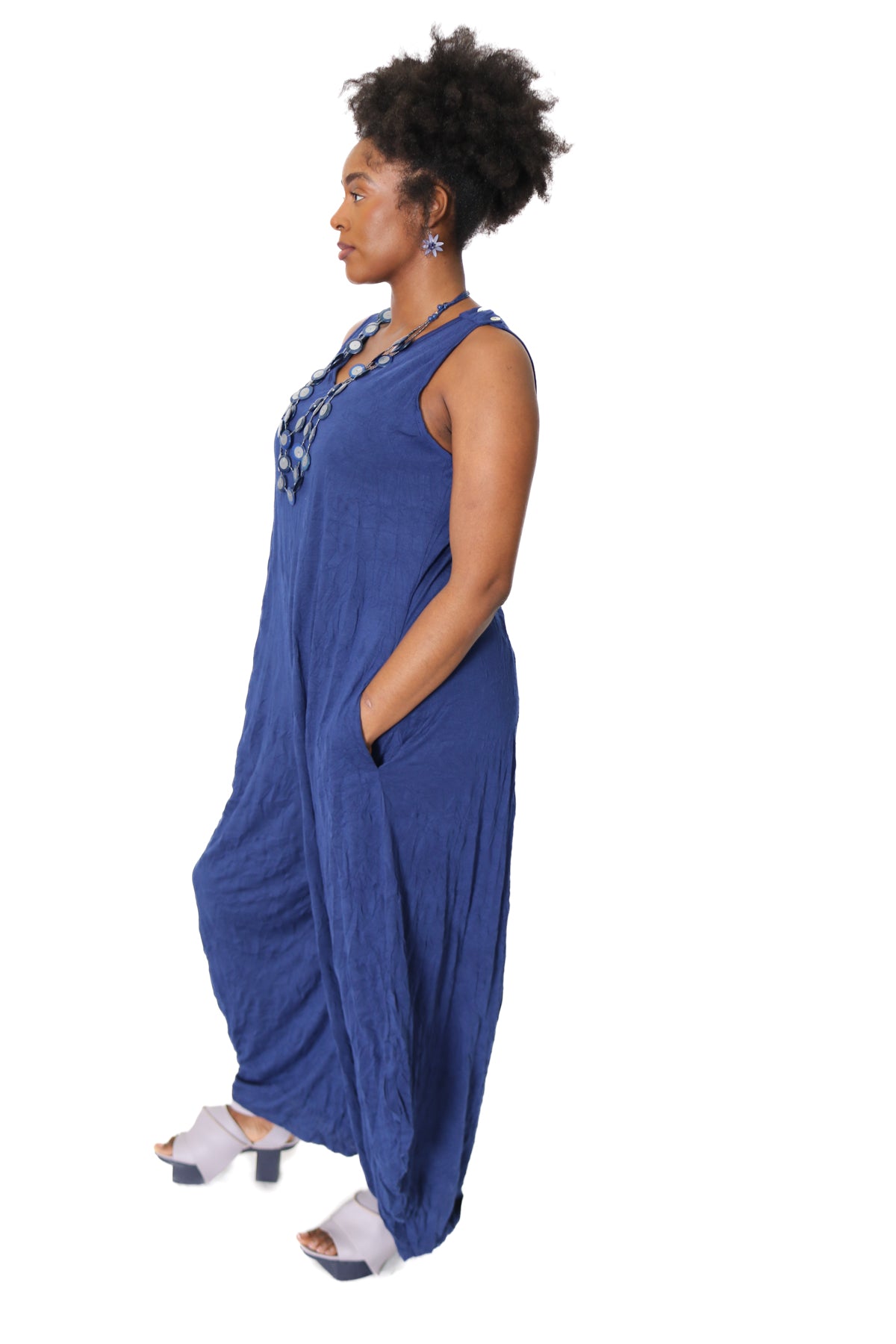 Luukaa Fusion Jumpsuit, Navy - Essential Elements Chicago