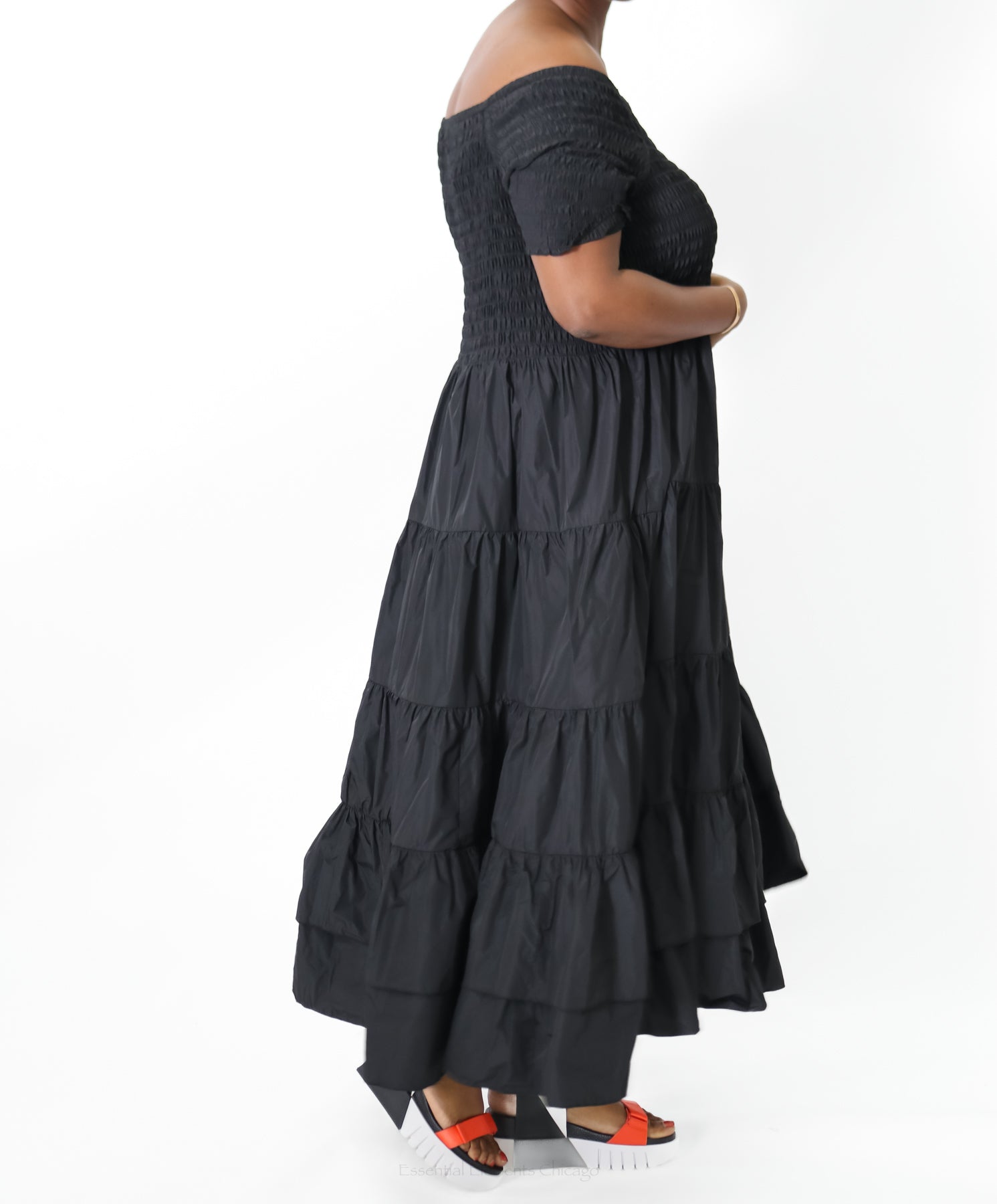 Luukaa Glow Off Shoulder Dress - Essential Elements Chicago