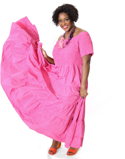 Luukaa Glow Off Shoulder Dress - Essential Elements Chicago