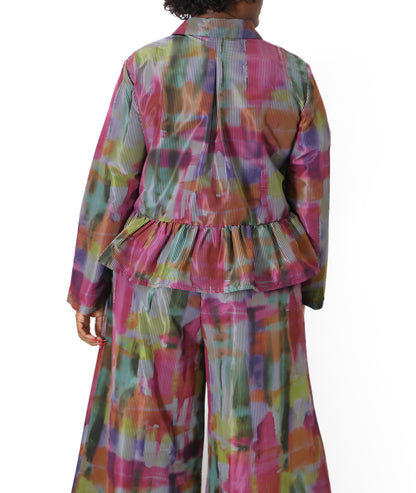 Luukaa Glow Peplum Jacket - Essential Elements Chicago