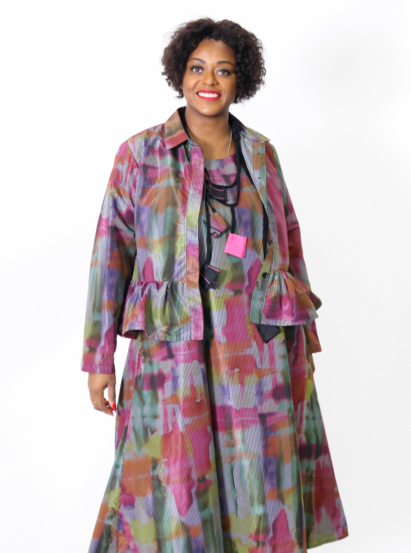 Luukaa Glow Peplum Jacket - Essential Elements Chicago
