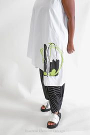 Luukaa Harmony Cotton Tunic White Clothing - Dress by Luukaa | Essential Elements Chicago
