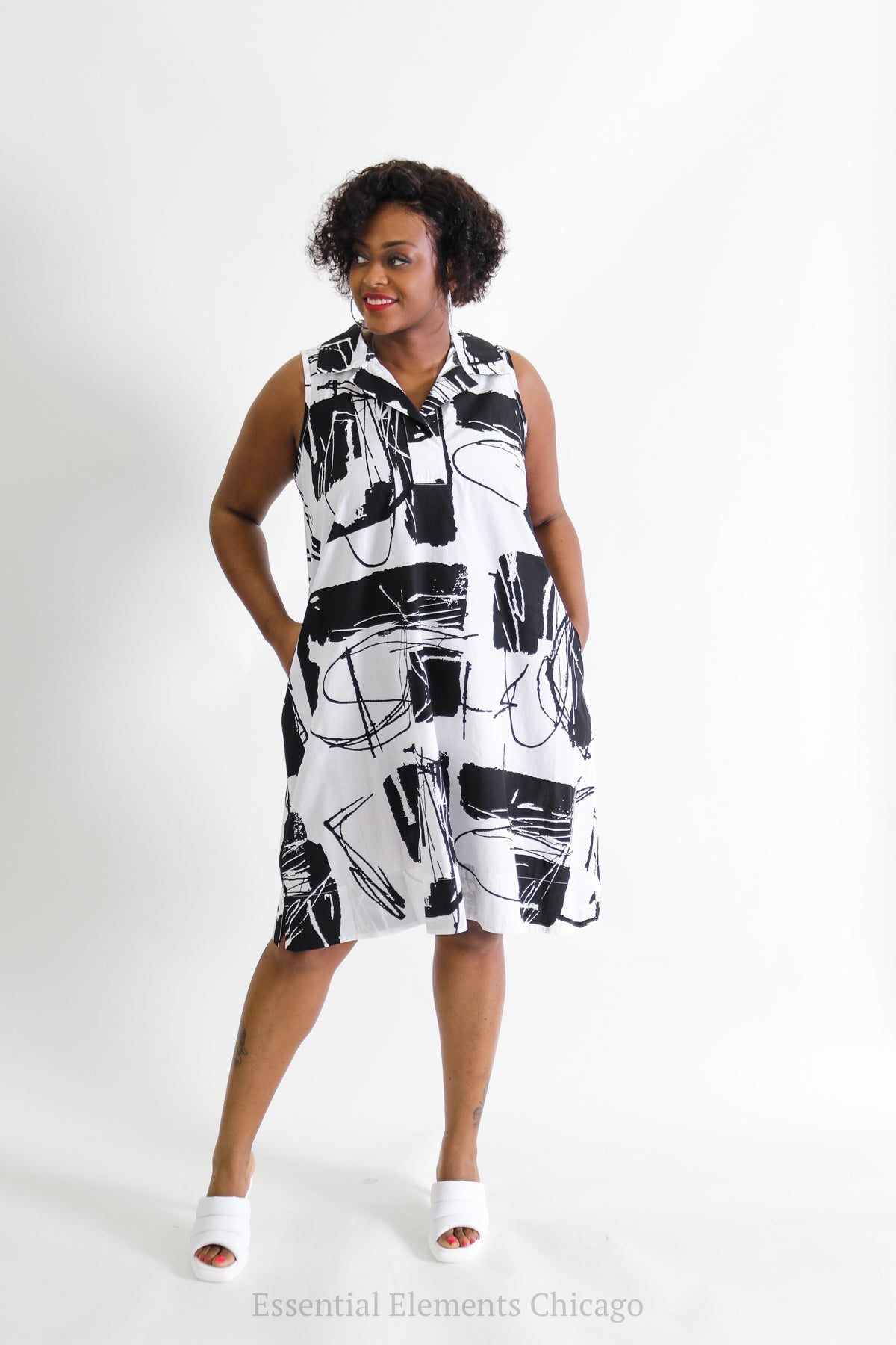 Luukaa Harmony Shirt Dress - Essential Elements Chicago