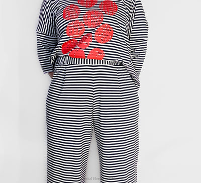 Luukaa Kaelith Striped Jersey Pant - Essential Elements Chicago