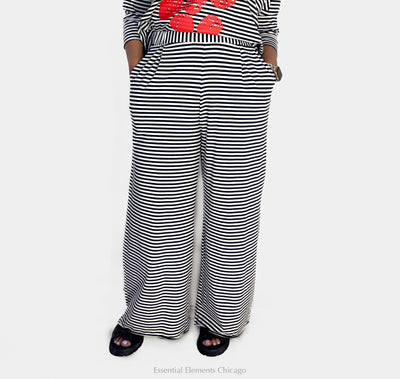 Luukaa Kaelith Striped Jersey Pant - Essential Elements Chicago