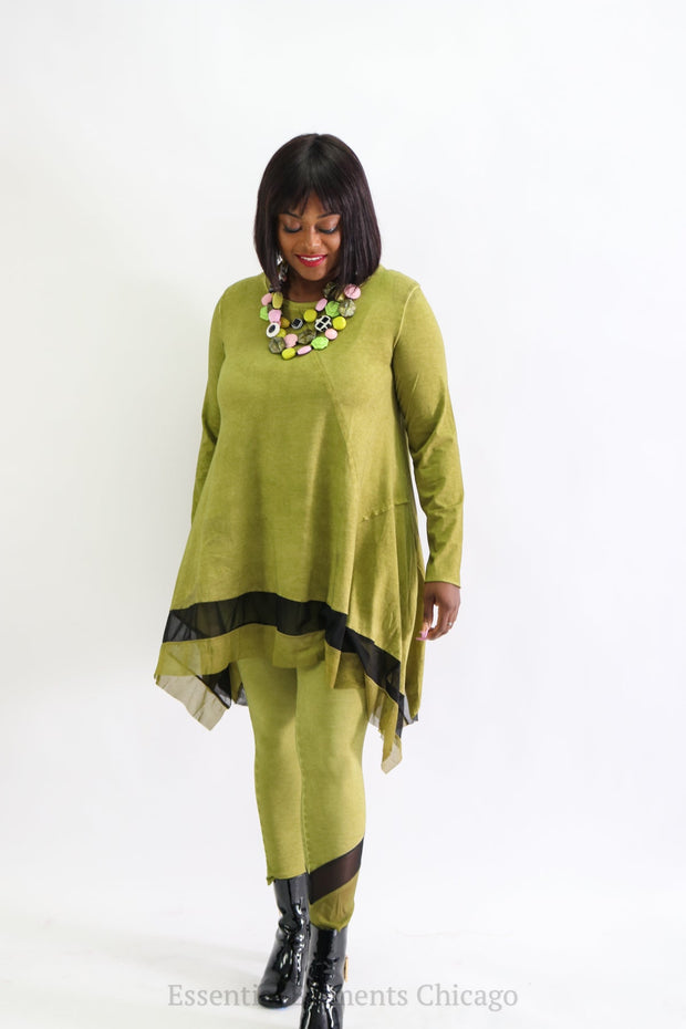 Luukaa Love Tunic, Pistachio - Essential Elements Chicago
