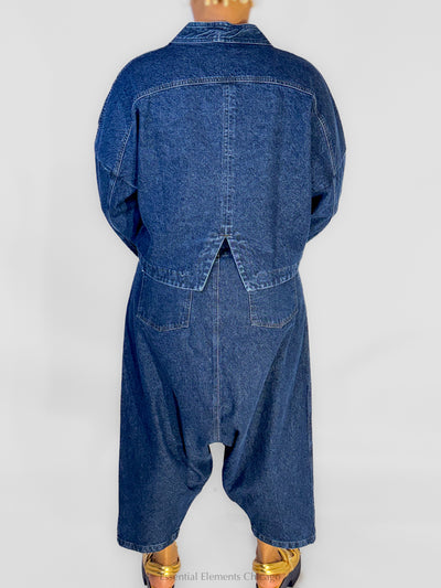 Luukaa Rowan Denim Harem Pants - Essential Elements Chicago