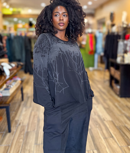 Luukaa Shade Selene Top, Ink - Essential Elements Chicago