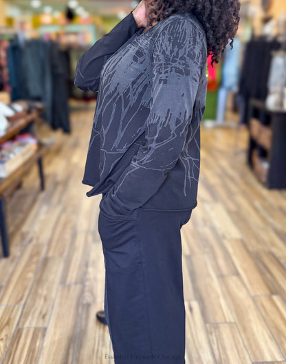 Luukaa Shade Selene Top, Ink - Essential Elements Chicago