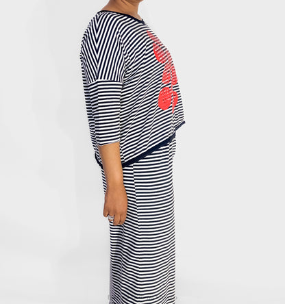 Luukaa Tessa Striped Top - Essential Elements Chicago