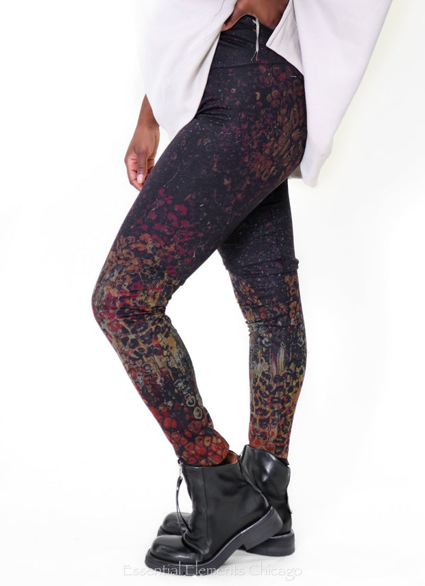 M. Rena Lava Leopard Leggings - Essential Elements Chicago