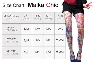 Malka Chic Ethnic Boho Tights - Essential Elements Chicago
