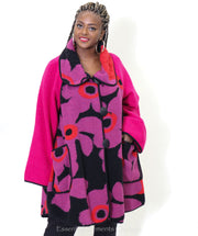 Mara Gibbucci Knee Length Flower Coat - Essential Elements Chicago